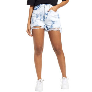 BP. High Rise Distressed Bleached Cut Off Denim Shorts NWT